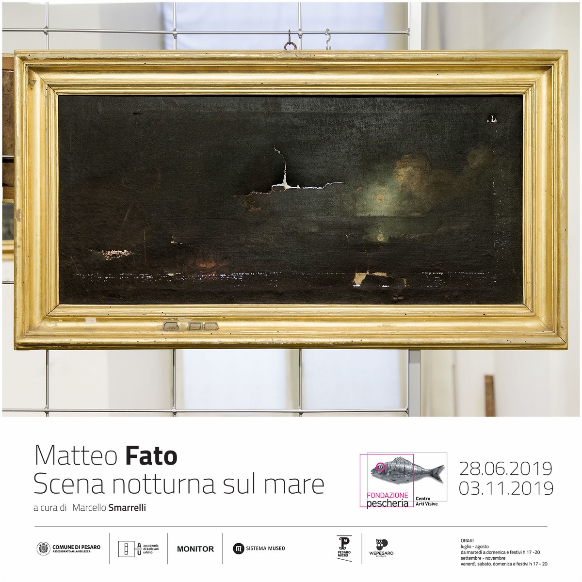 Matteo Fato – Scena notturna sul mare